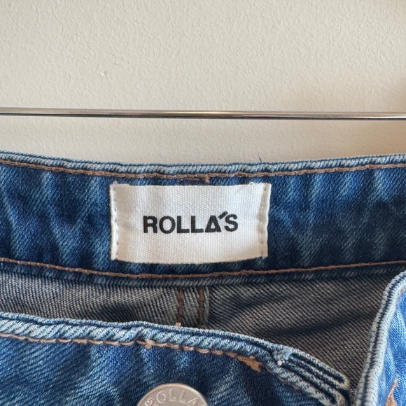 Rolla's Straight Leg Blue Jeans - Picture 4 of 6